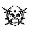 three coins: "amor fati" with flame, "memento vivere" with flower, "memento mori" with skull tattoo design idea