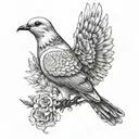 everything happens for a reason wether it be good or bad writing with a dove underneith  tattoo design idea