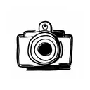 small camera tattoo design idea