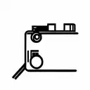 small camera tattoo design idea