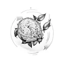 bay leaf tattoo design idea