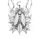 bay leaf tattoo design idea