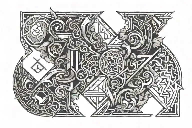 Skyrim hand tattoo design tattoo design idea