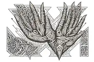 Skyrim hand tattoo design tattoo design idea