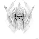 germanic warrior tattoo design idea