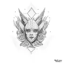 bellatrix  tattoo design idea