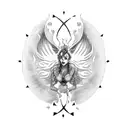 bellatrix lestrange tattoo design idea