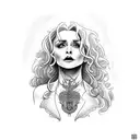 bellatrix lestrange tattoo design idea
