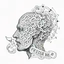free your mind tattoo design idea