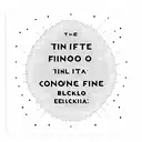 The text "Fino Alla Fine" in a script or cursive, with each word stacked on top of eachother but still connected tattoo design idea