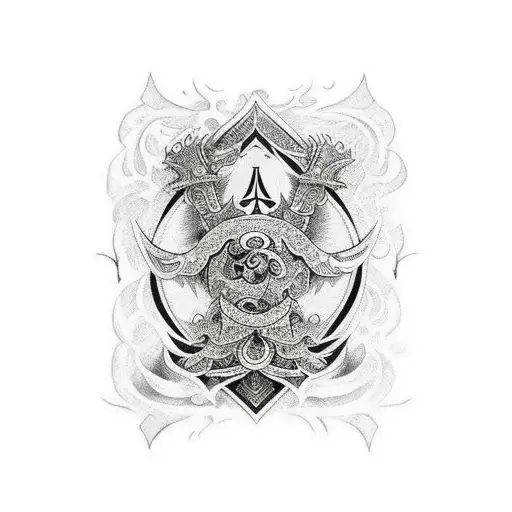 Ace of Spades Jalen tattoo design idea