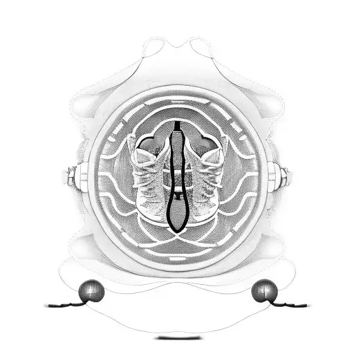 Nike air Max 95 with wires around tattoo design idea