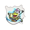spongebob and Patrick chocolate ice cream tattoo design idea