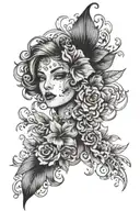 comparison is a thief of joy tattoo design idea