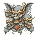 hear no, see no, speak no evil tattoo design idea