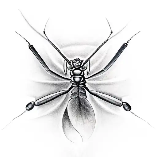mantis tattoo design idea