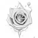 I want a name tattoo with the name Brenda P with a rose at the end of the name for design tattoo design idea
