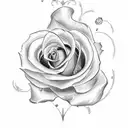 I want a name tattoo with the name Brenda P with a rose at the end of the name for design tattoo design idea