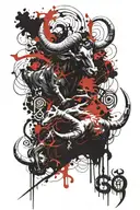 taurus and scorpio zodiac sign tattoo design idea