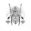 ronin tattoo design idea