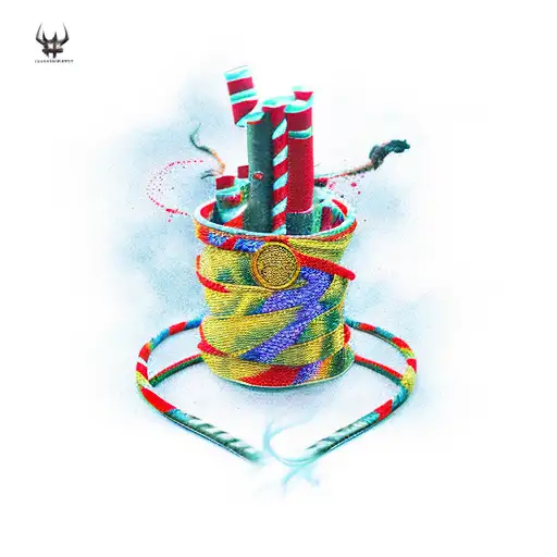 heathen rope Cigarette willow tree Blood handcuffs crescent speed tattoo design idea