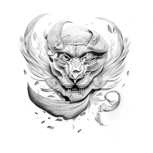 attention deficit hyperactivity disorder and psychosis tattoo design idea