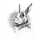 psycho rabbit tattoo design idea