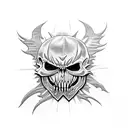 helloween,judas priest,accept tattoo design idea