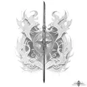 Zulfiqar sword  tattoo design idea