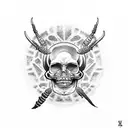 "Sinaloa Cartel" with scorpions and skull tattoo design idea