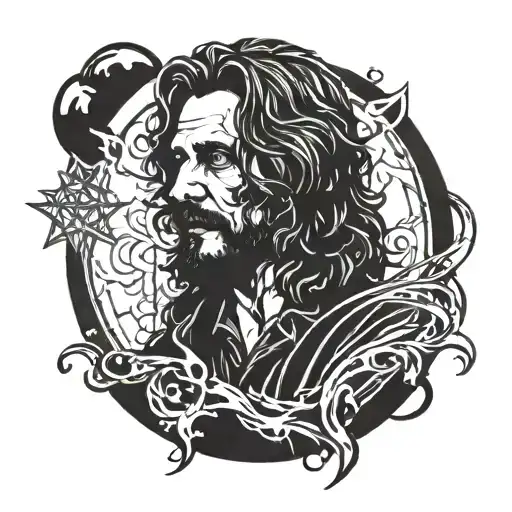 Sirius Black tattoo design idea