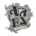 Fuck love tattoo design idea