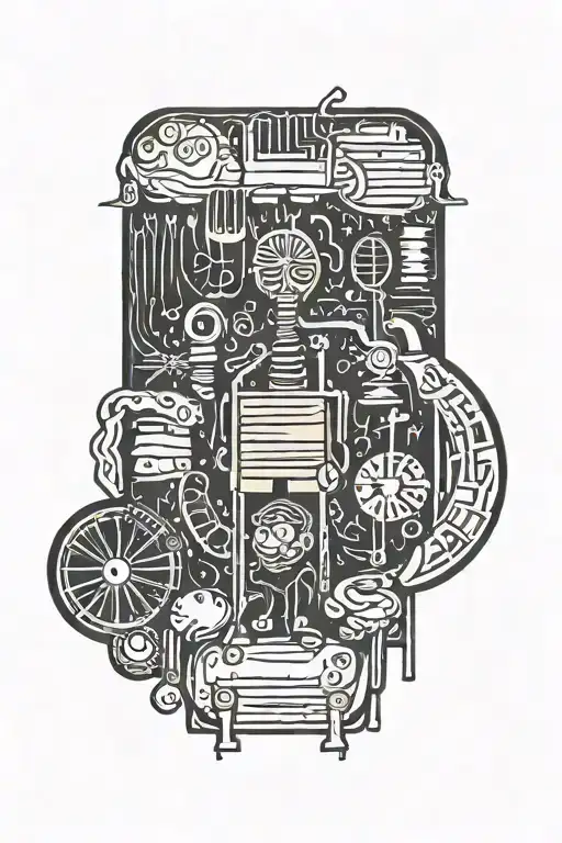 gender anarchy tattoo design idea