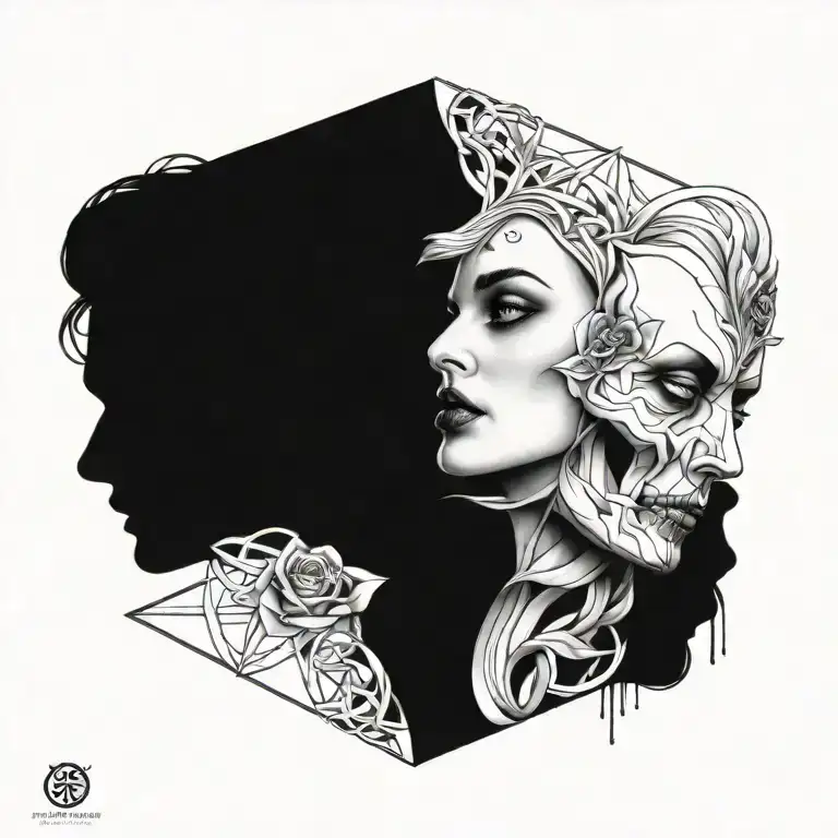 gender anarchy tattoo design idea