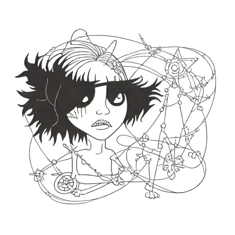 gender anarchy tattoo design idea