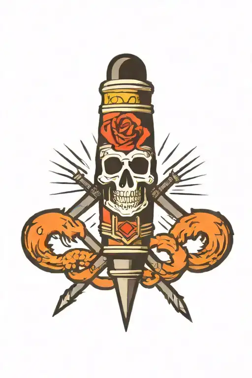killer ink symbol tattoo design idea