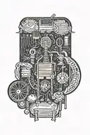 gender anarchy tattoo design idea