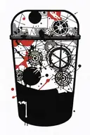 killer ink symbol tattoo design idea