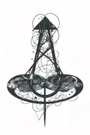 gender anarchy symbol tattoo design idea