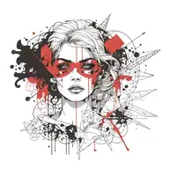 gender anarchy tattoo design idea