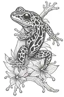 Poison Dart frog  tattoo design idea