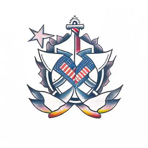 cruz com coroa de espinhos tattoo design idea