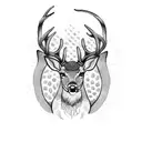 Celtic Deer tattoo design idea