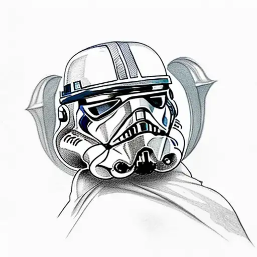 starwars and lord of the rings tattoo design idea