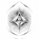 The Deathly Hallows symbol tattoo design idea