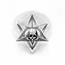 The Deathly Hallows symbol tattoo design idea