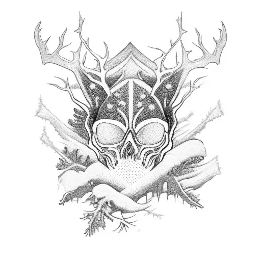 forever winter tattoo design idea
