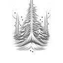forever winter tattoo design idea