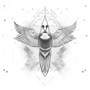 blackbird tattoo design idea