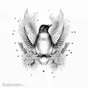 blackbird tattoo design idea